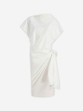 Khaite Mujer Barcelona Vestido Midi Drapeado color Blanco sku 731-006155 01 - Foto 1