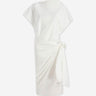 Khaite Mujer Barcelona Vestido Midi Drapeado color Blanco sku 731-006155 01 - Foto 1