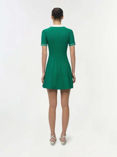 Simkhai Mujer Barcelona Vestido Punto Page color Verde Jungla sku 731-006162 02 - Foto 3