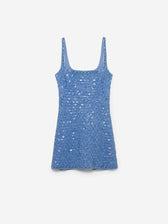 Simkhai Mujer Barcelona Vestido Mini Con Adornos color Azul Celeste sku 731-006163 01 - Foto 1