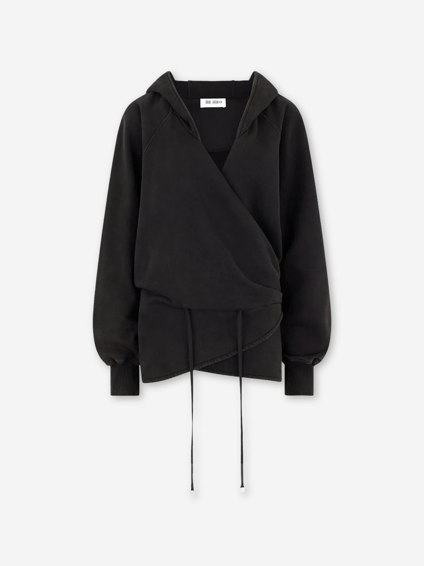 The Attico  Barcelona Vestido Mini Felpa color Negro sku 731-006169 01 - Foto 1