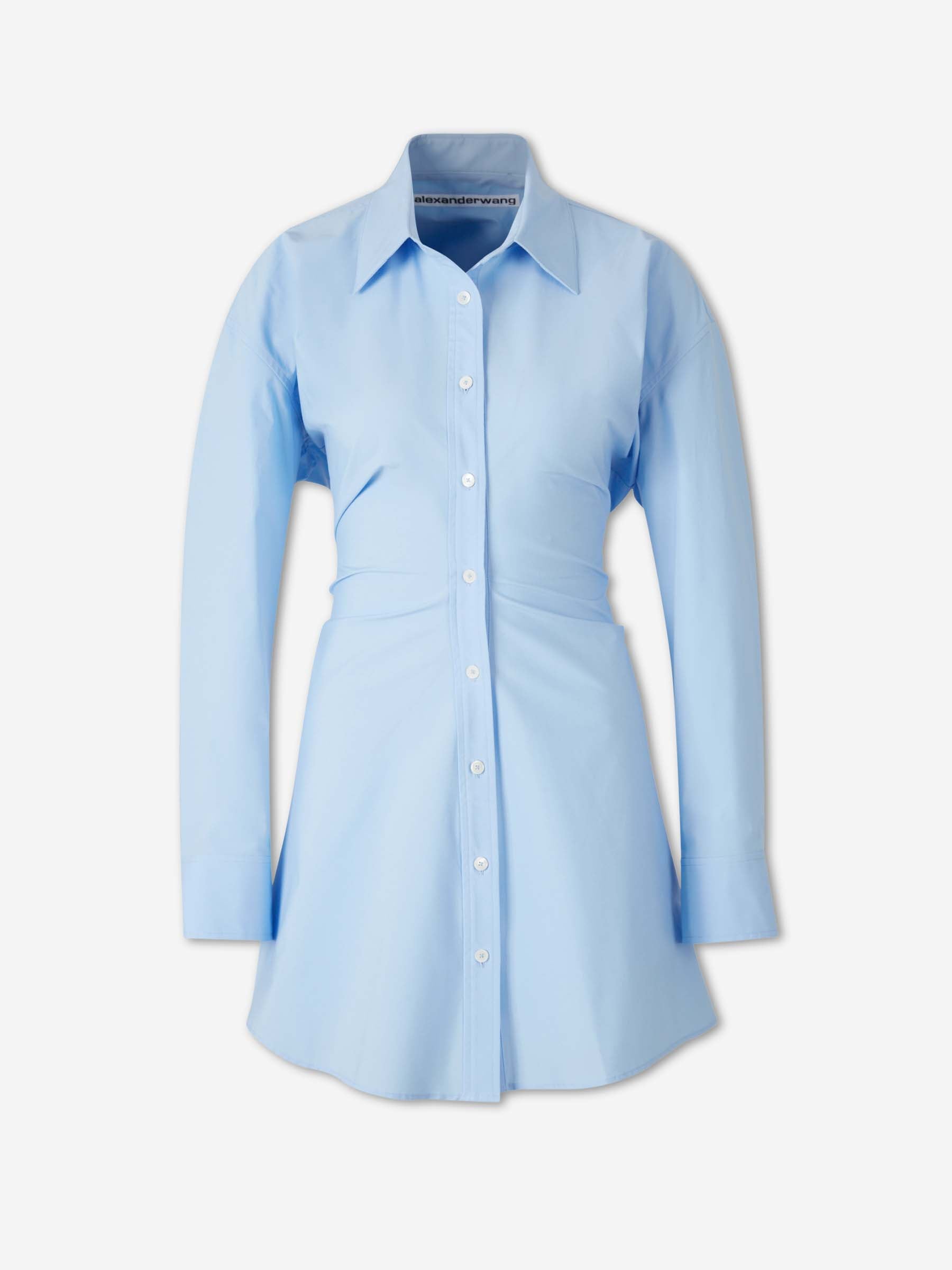 Alexander Wang Mujer Barcelona Vestido Mini Camisero color Azul Celeste sku 731-006171 01 - Foto 1