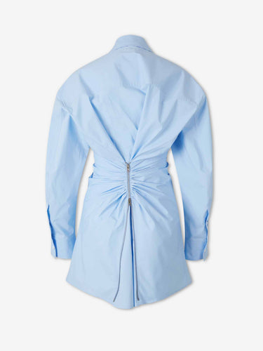Alexander Wang Mujer Barcelona Vestido Mini Camisero color Azul Celeste sku 731-006171 01 - Foto 2