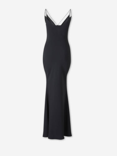 Tom Ford Mujer Barcelona Vestido Lencero Maxi color Negro sku 731-006173 01 - Foto 2