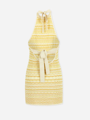 Cult Gaia Mujer Barcelona Vestido Punto Erina color Amarillo sku 731-006175 01 - Foto 3