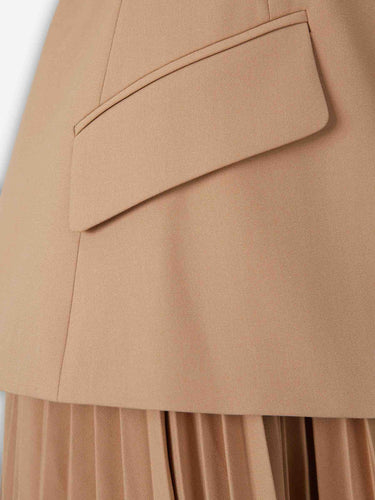 Simkhai Mujer Barcelona Vestido Plisado Eman color Camel sku 731-006179 01 - Foto 4