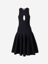 Alaïa Mujer Barcelona Vestido Midi Punto color Azul Noche sku 731-006181 01 - Foto 1