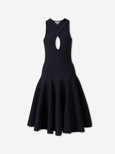 Alaïa Mujer Barcelona Vestido Midi Punto color Azul Noche sku 731-006181 01 - Foto 1
