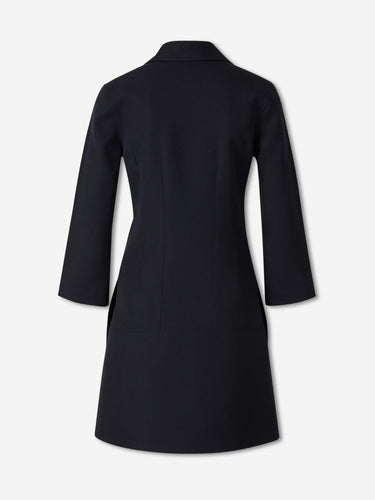 Jil Sander Mujer Barcelona Abrigo Largo Lana color Negro sku 731-006182 01 - Foto 2