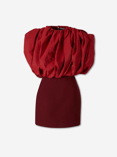 Magda Butrym Mujer Barcelona Vestido Mini Abullonado color Burdeos sku 731-006197 01 - Foto 1
