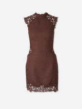 Cult Gaia Mujer Barcelona Vestido Lino Riti color Marrón Oscuro sku 731-006199 01 - Foto 1