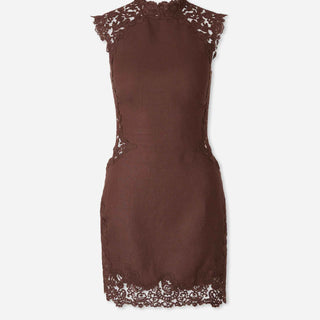 Cult Gaia Mujer Barcelona Vestido Lino Riti color Marrón Oscuro sku 731-006199 01 - Foto 1