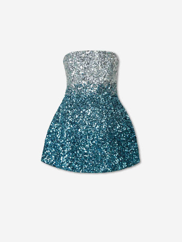 Retrofête Mujer Barcelona Vestido Lentejuelas Tancy color Azul sku 731-006206 01 - Foto 1