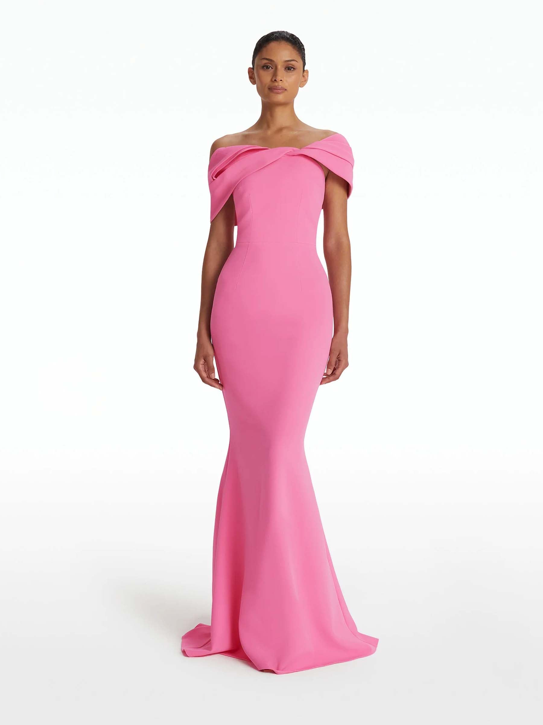 Safiyaa Mujer Barcelona Vestido Maxi Aurora color Rosa sku 732-001413 01 - Foto 2