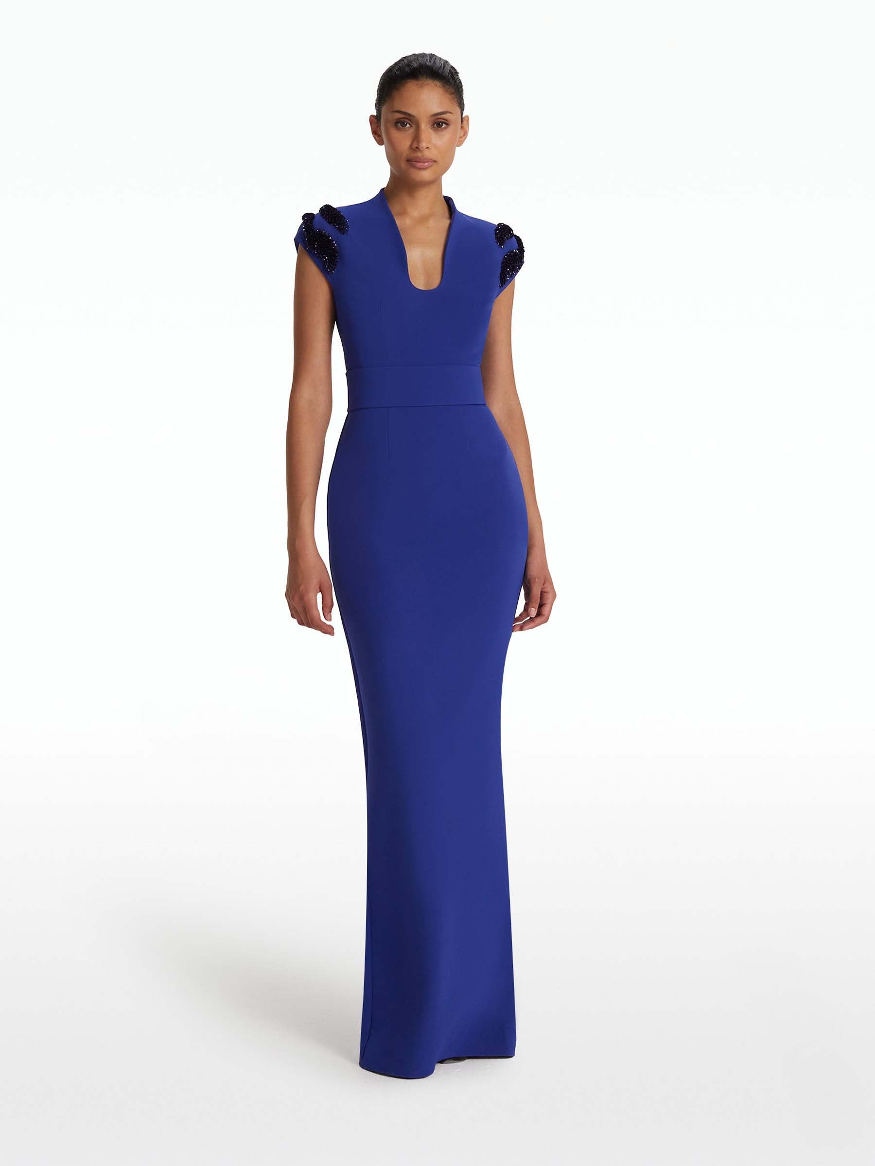 Safiyaa Mujer Barcelona Vestido Maxi Dana Skiathos color Azul Cobalto sku 732-001415 01 - Foto 2