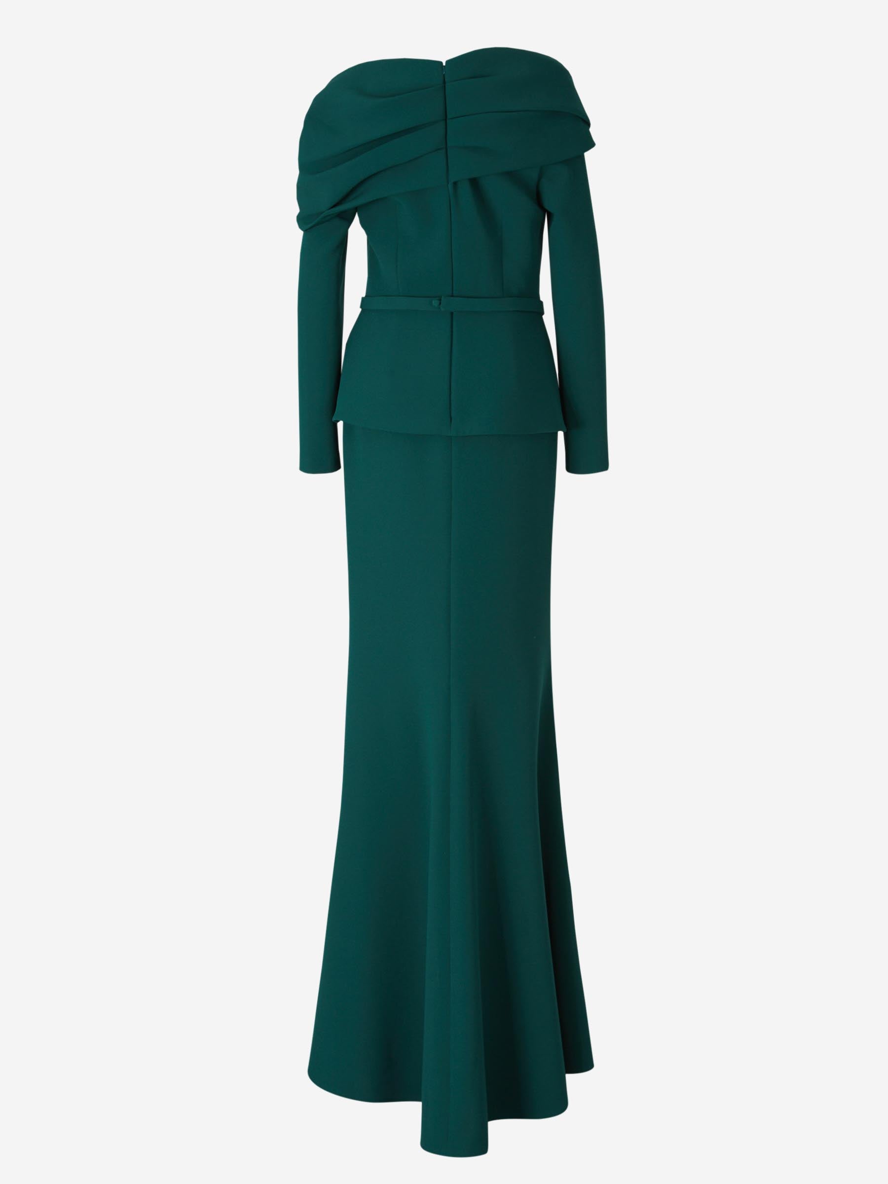 Safiyaa Mujer Barcelona Vestido Maxi Andra Carolina color Verde sku 732-001417 01 - Foto 2