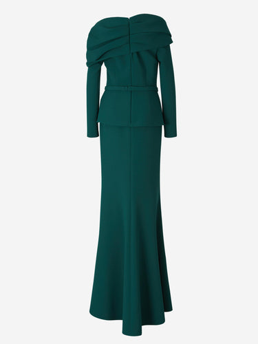 Safiyaa Mujer Barcelona Vestido Maxi Andra Carolina color Verde sku 732-001417 01 - Foto 2