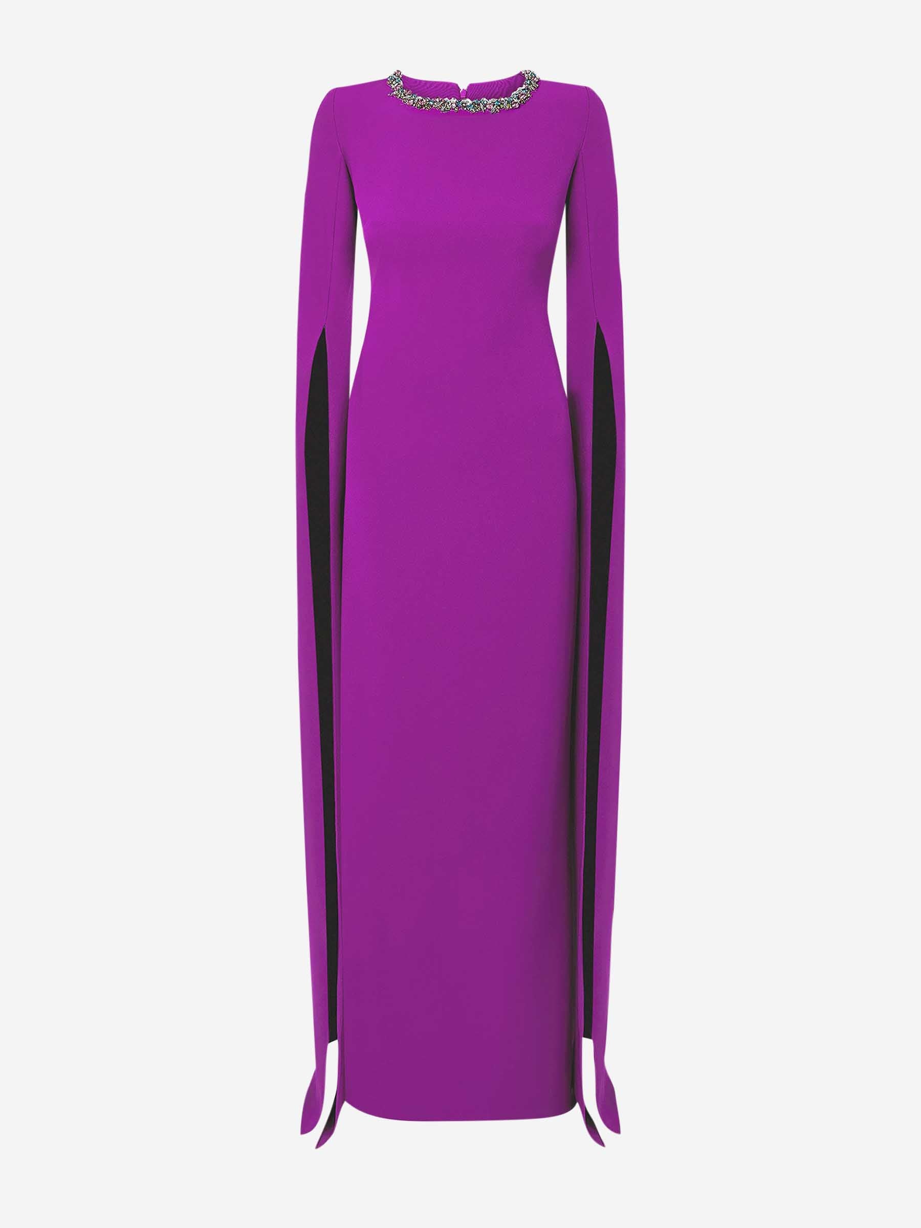 Safiyaa Mujer Barcelona Vestido Maxi Talina color Violeta sku 732-001418 01 - Foto 1