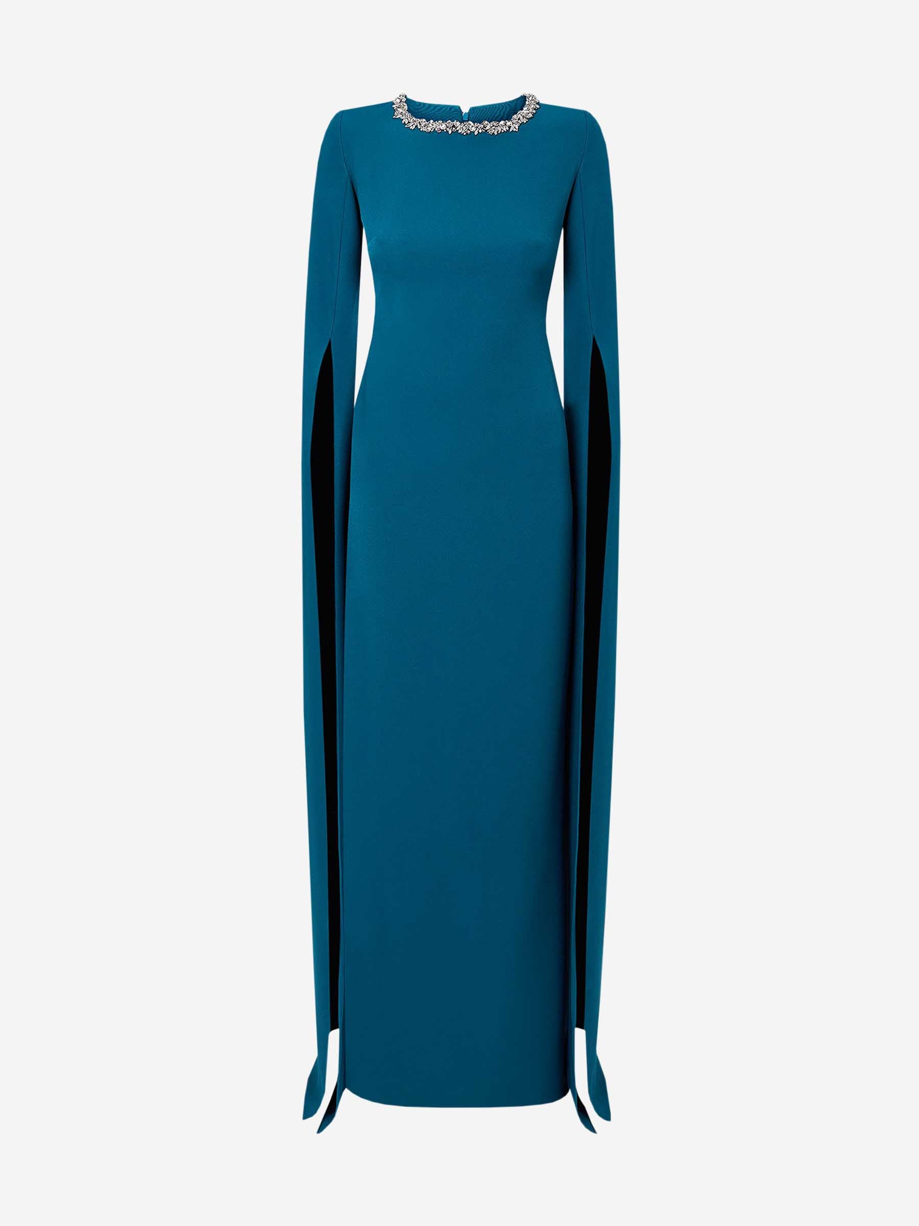 Safiyaa Mujer Barcelona Vestido Maxi Talina color Azul sku 732-001418 02 - Foto 1
