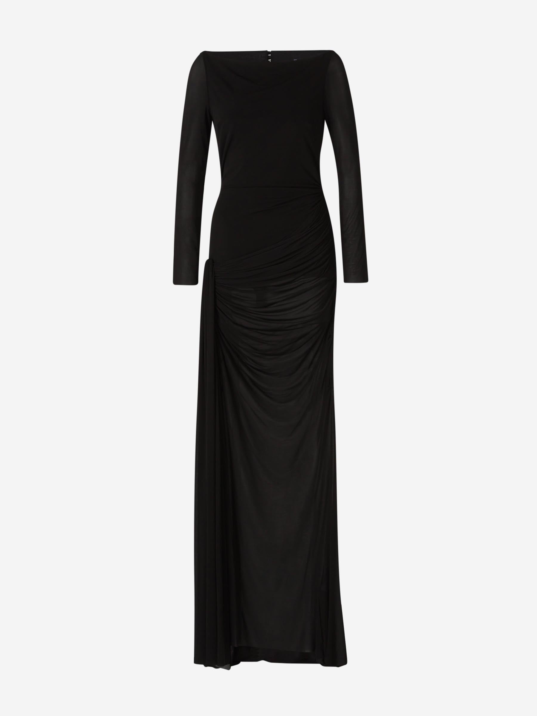 Safiyaa Mujer Barcelona Vestido Maxi Punto color Negro sku 732-001434 01 - Foto 1