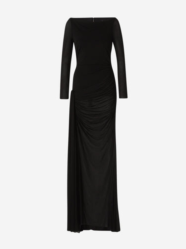 Safiyaa Mujer Barcelona Vestido Maxi Punto color Negro sku 732-001434 01 - Foto 1