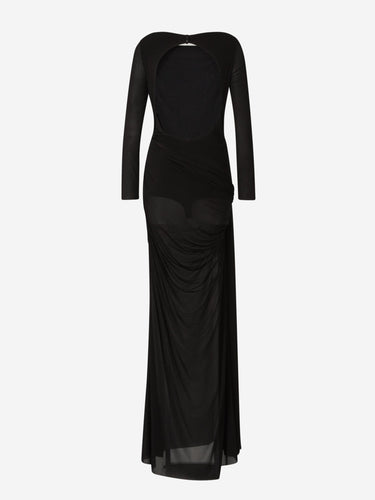 Safiyaa Mujer Barcelona Vestido Maxi Punto color Negro sku 732-001434 01 - Foto 2
