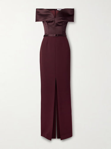 Safiyaa Mujer Barcelona Vestido Maxi Ebren color Burdeos sku 732-001435 01 - Foto 1
