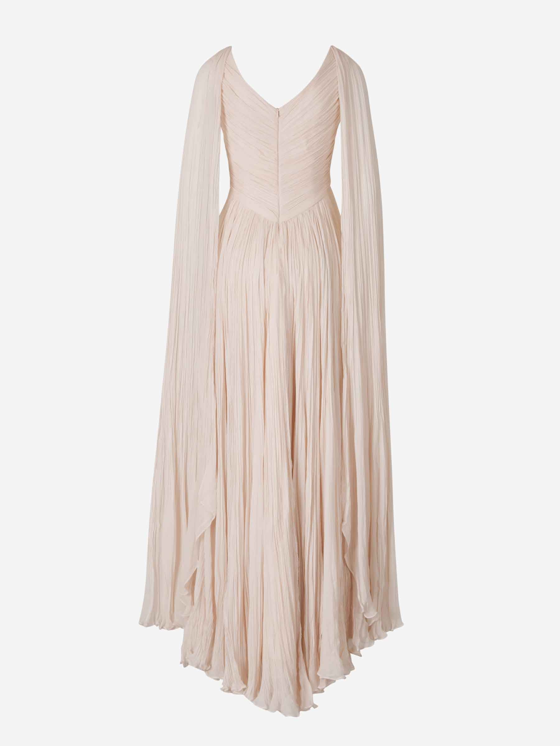 Marmar Halim Mujer Barcelona Vestido Maxi Plisado color Rosa Palo sku 732-001479 02 - Foto 2