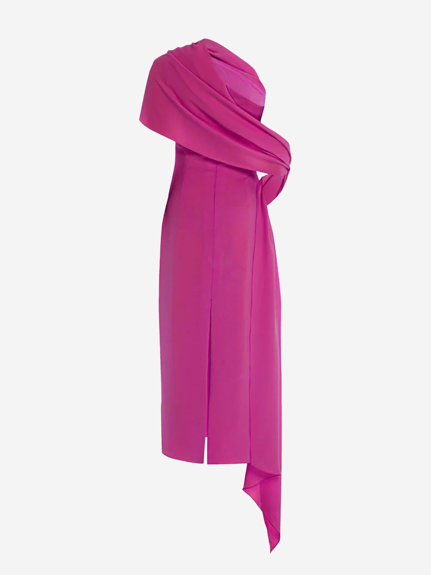 Marmar Halim Mujer Barcelona Vestido Midi Tirante color Rosa sku 732-001482 01 - Foto 2