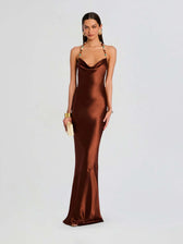 Retrofête Mujer Barcelona Vestido Maxi Finley color Caramelo sku 732-001492 01 - Foto 1