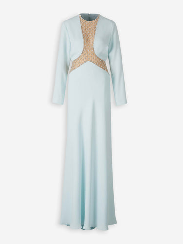 Costarellos Mujer Barcelona Vestido Maxi Brillantes color Azul Celeste sku 732-001495 01 - Foto 1