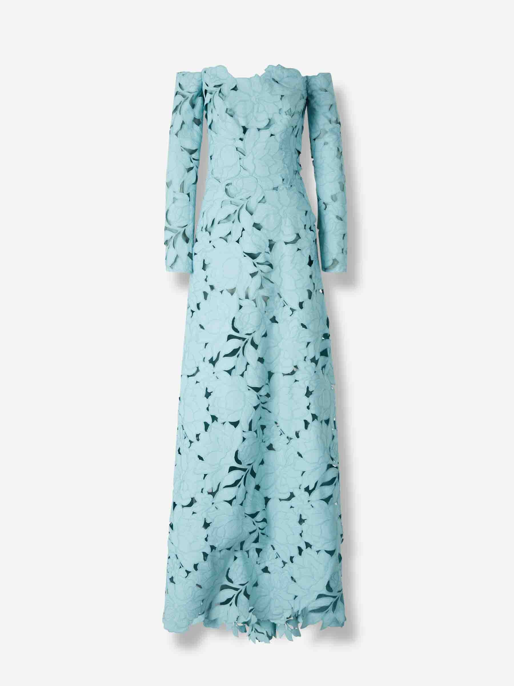Costarellos Mujer Barcelona Vestido Maxi Kasia color Azul Turquesa sku 732-001500 01 - Foto 1