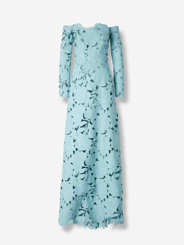Costarellos Mujer Barcelona Vestido Maxi Kasia color Azul Turquesa sku 732-001500 01 - Foto 1