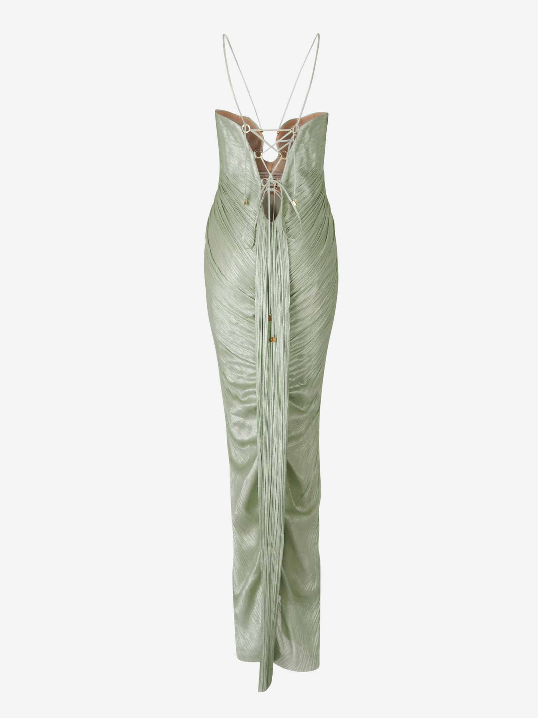 Maria Lucia Hohan Mujer Barcelona Vestido Maxi Lissandra color Verde Menta sku 732-001511 01 - Foto 2