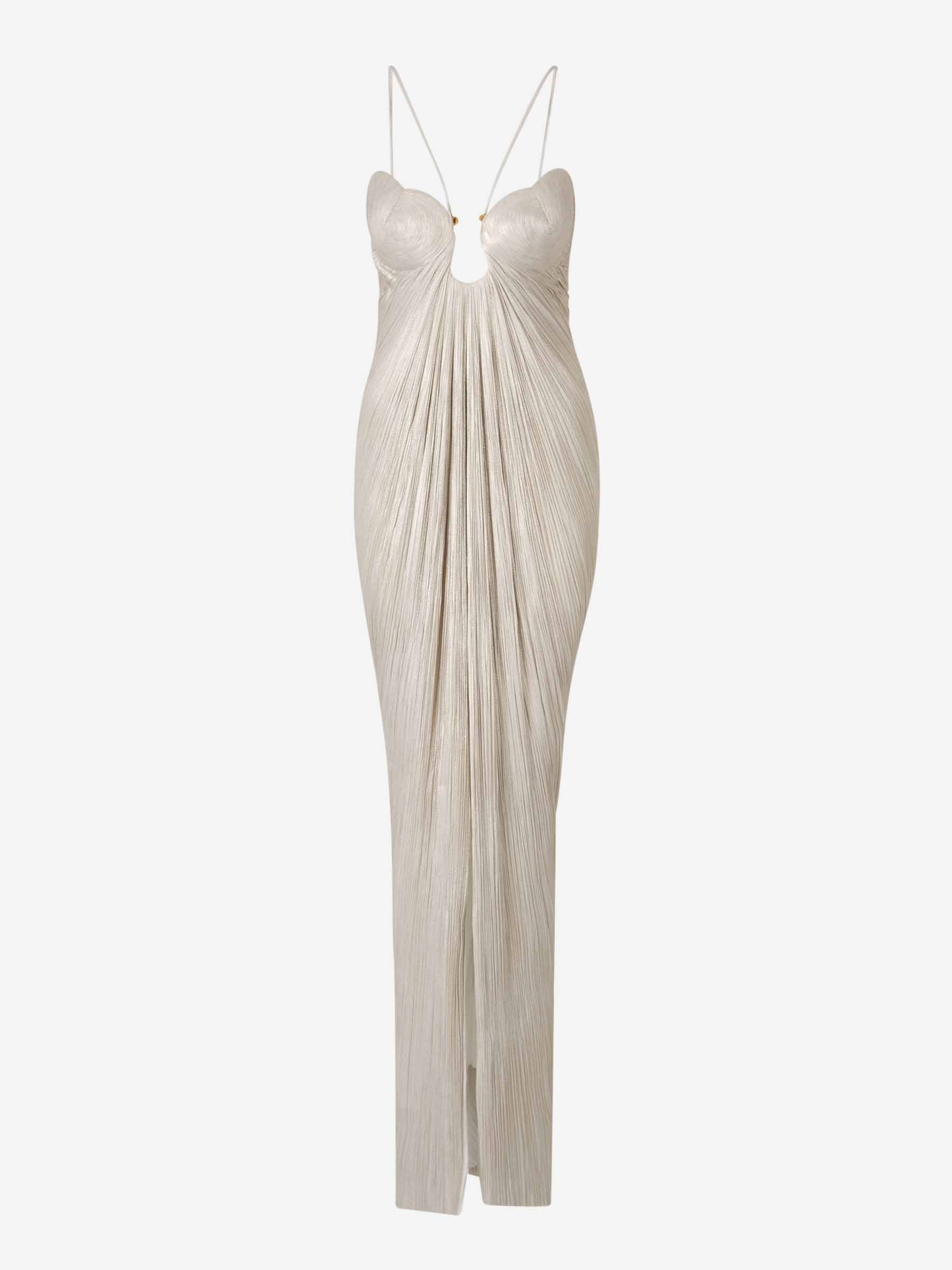 Maria Lucia Hohan Mujer Barcelona Vestido Maxi Lissandra color Plateado sku 732-001511 02 - Foto 1