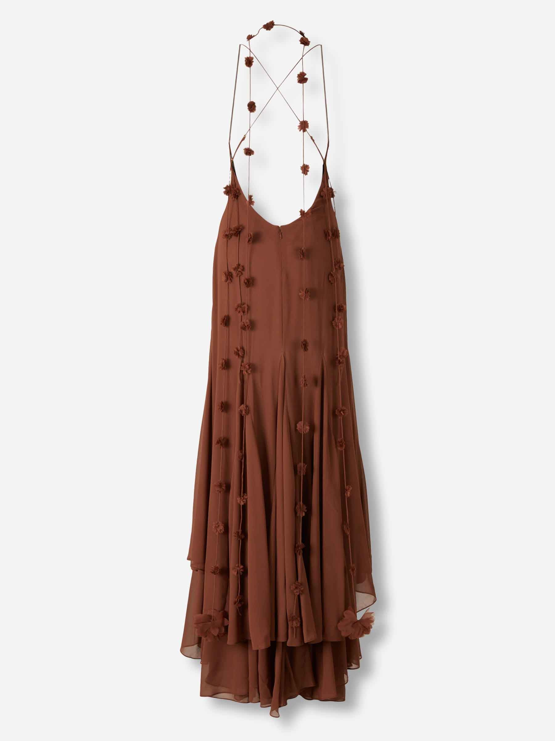 Retrofête Mujer Barcelona Vestido Maxi Deena color Marrón sku 732-001530 01 - Foto 2