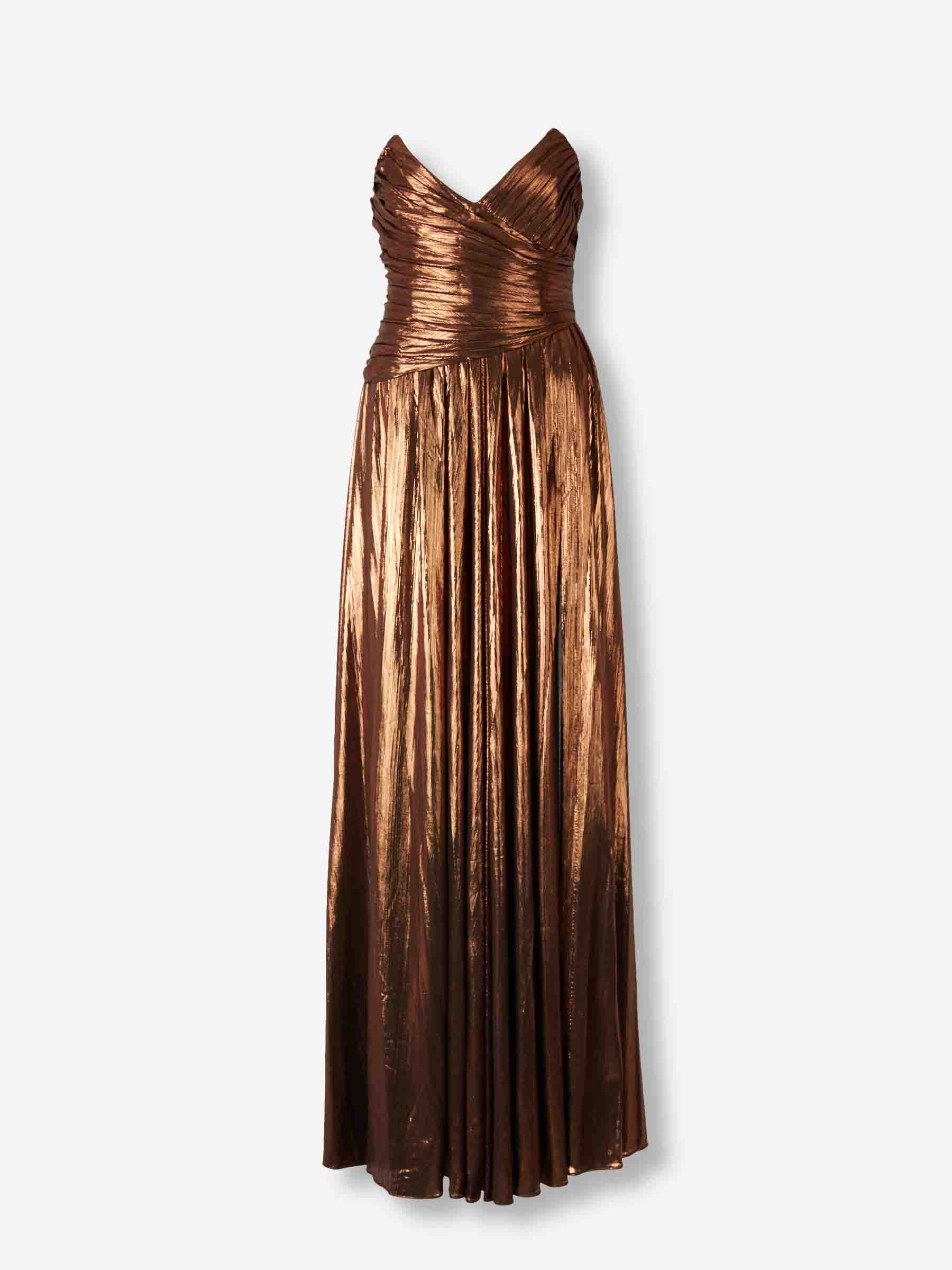 Retrofête Mujer Barcelona Vestido Maxi Waldorf color Marrón sku 732-001532 01 - Foto 1