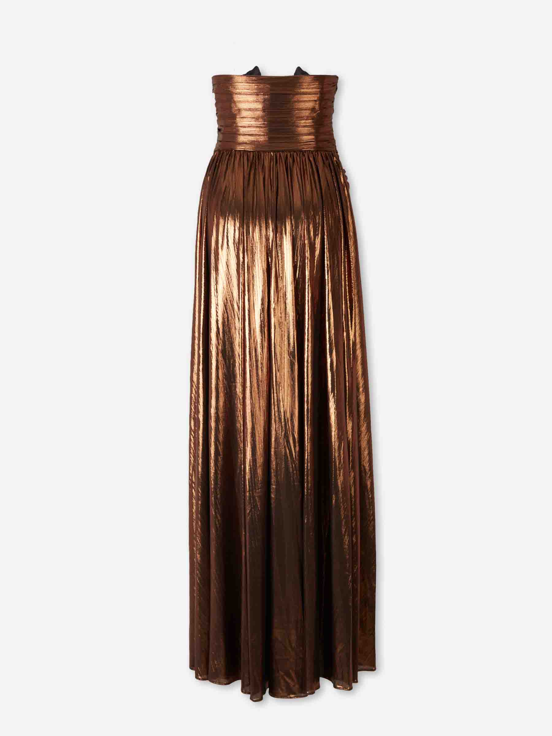 Retrofête Mujer Barcelona Vestido Maxi Waldorf color Marrón sku 732-001532 01 - Foto 2