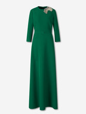 Safiyaa Mujer Barcelona Vestido Maxi Evasé color Verde sku 732-001539 01 - Foto 1