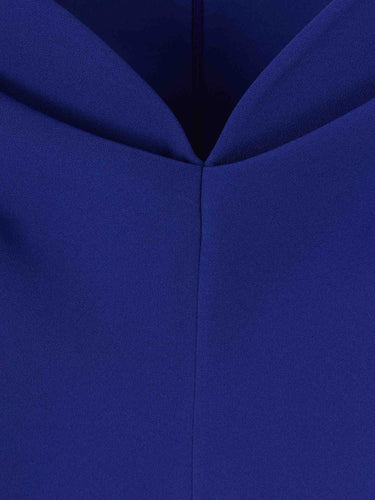 Safiyaa Mujer Barcelona Vestido Maxi Pliegues color Azul sku 732-001541 01 - Foto 3