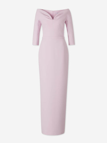 Safiyaa Mujer Barcelona Vestido Maxi Pliegues color Lila sku 732-001541 02 - Foto 1