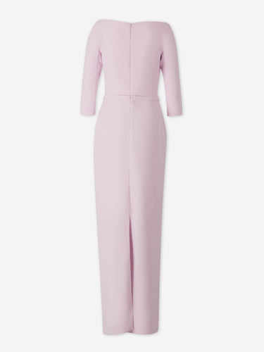 Safiyaa Mujer Barcelona Vestido Maxi Pliegues color Lila sku 732-001541 02 - Foto 2