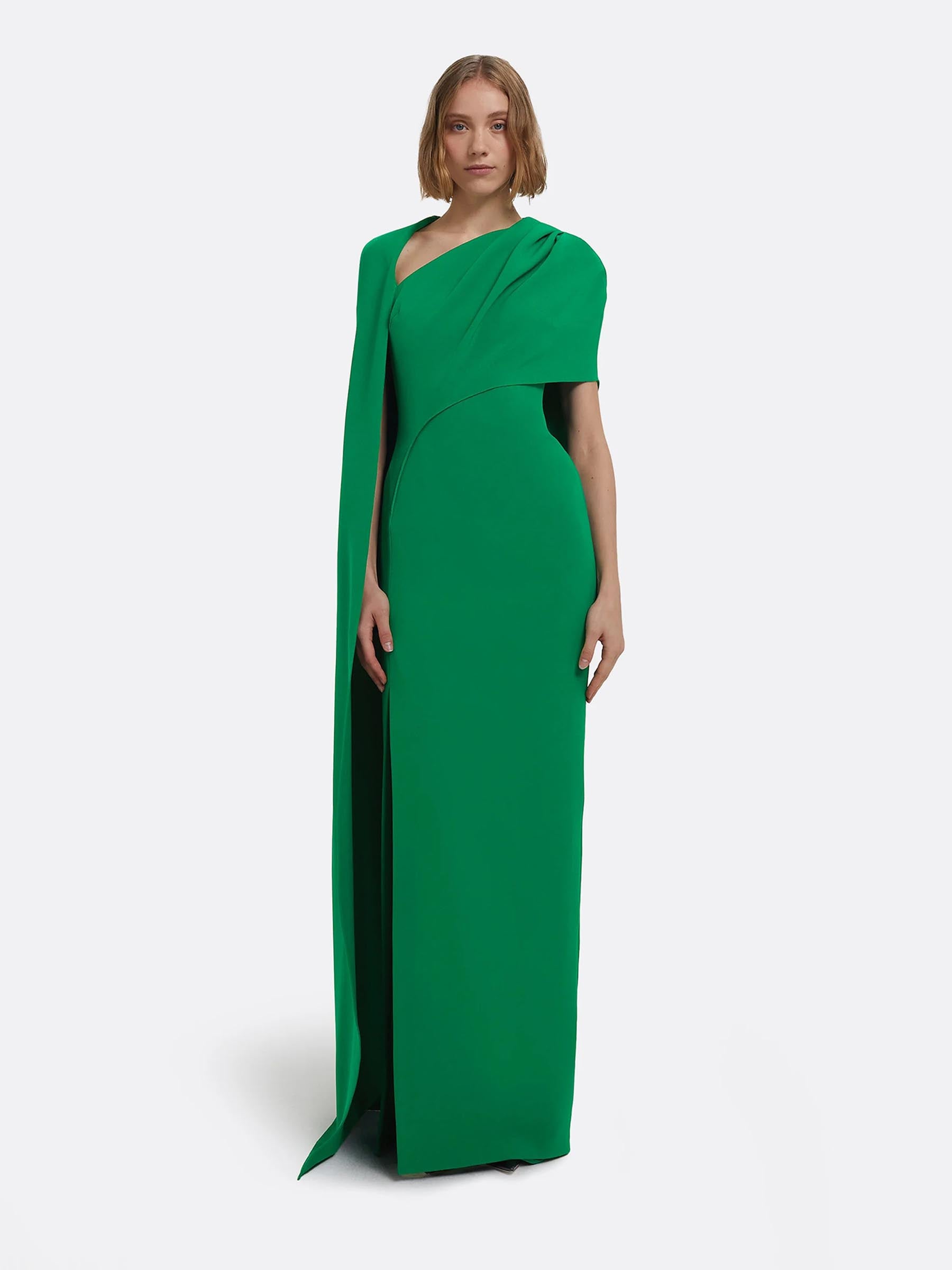 Safiyaa Mujer Barcelona Vestido Maxi Contessa color Verde sku 732-001543 01 - Foto 2