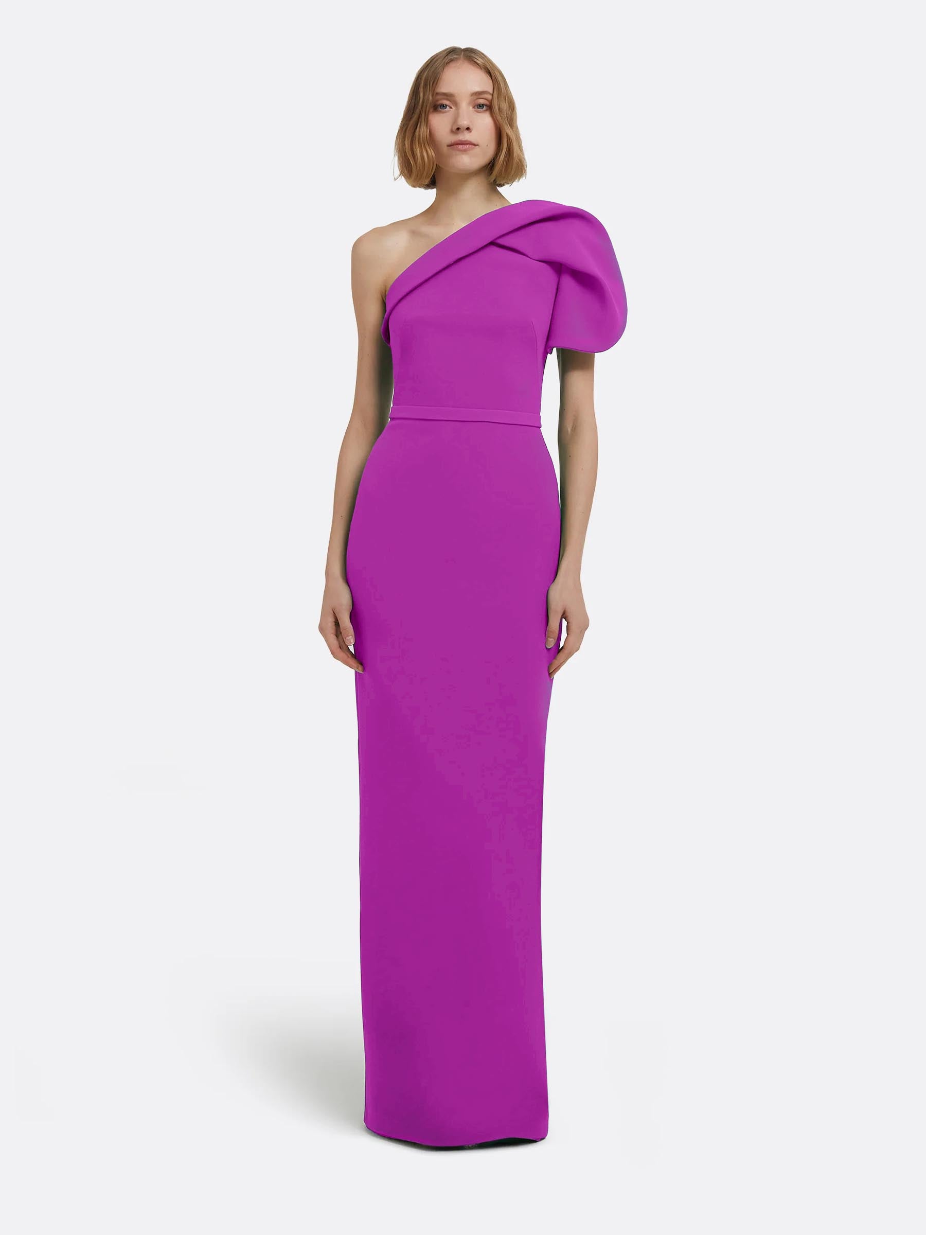 Safiyaa Mujer Barcelona Vestido Maxi Millie color Fucsia sku 732-001544 01 - Foto 2