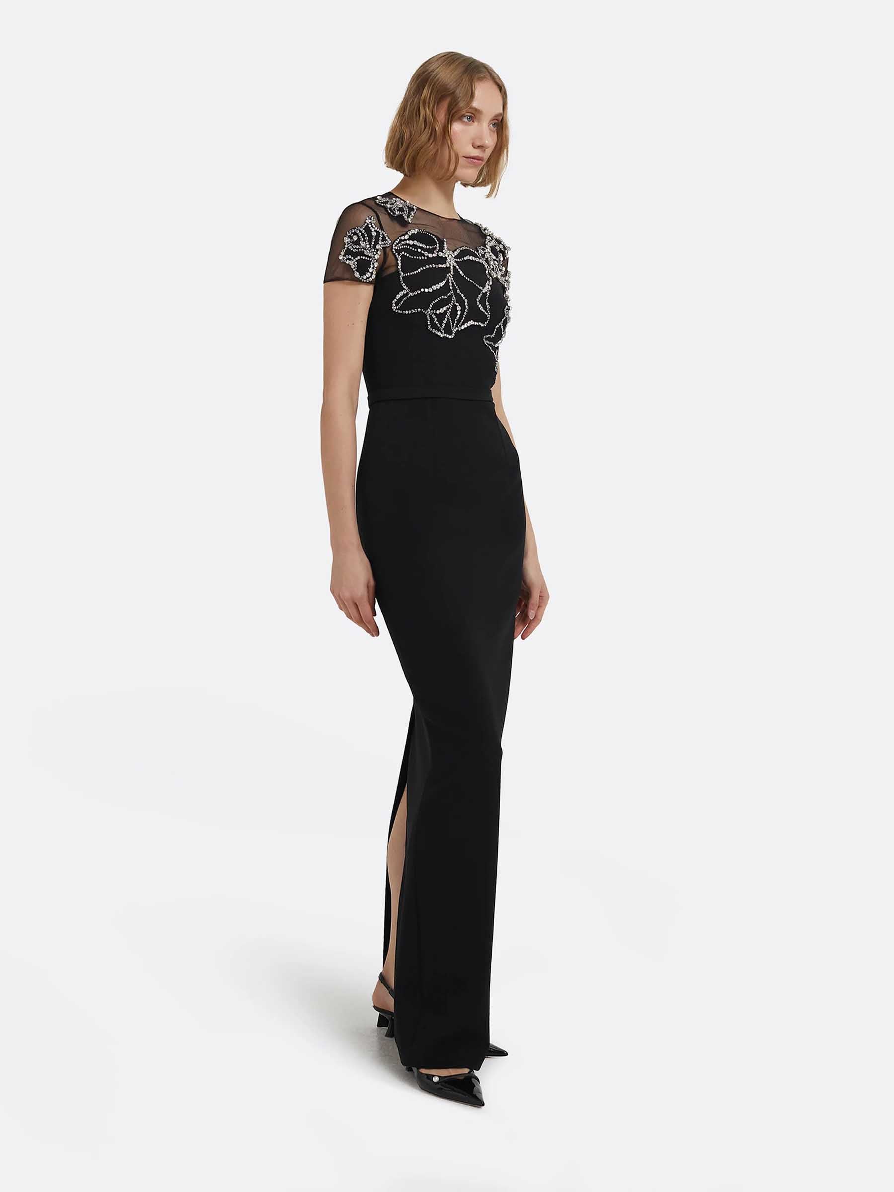 Safiyaa Mujer Barcelona Vestido Maxi Solani color Negro sku 732-001545 01 - Foto 2