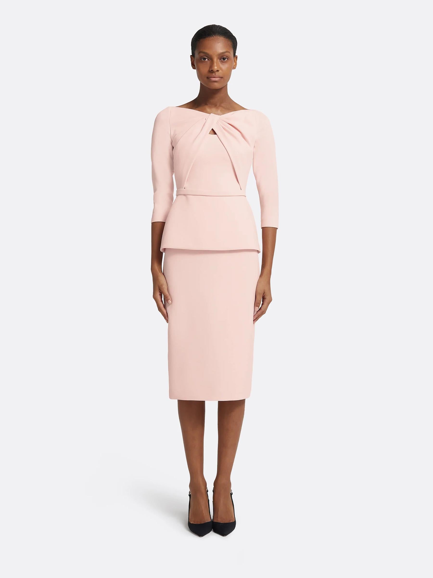 Safiyaa Mujer Barcelona Vestido Midi Rildanna color Rosa Palo sku 732-001551 01 - Foto 2
