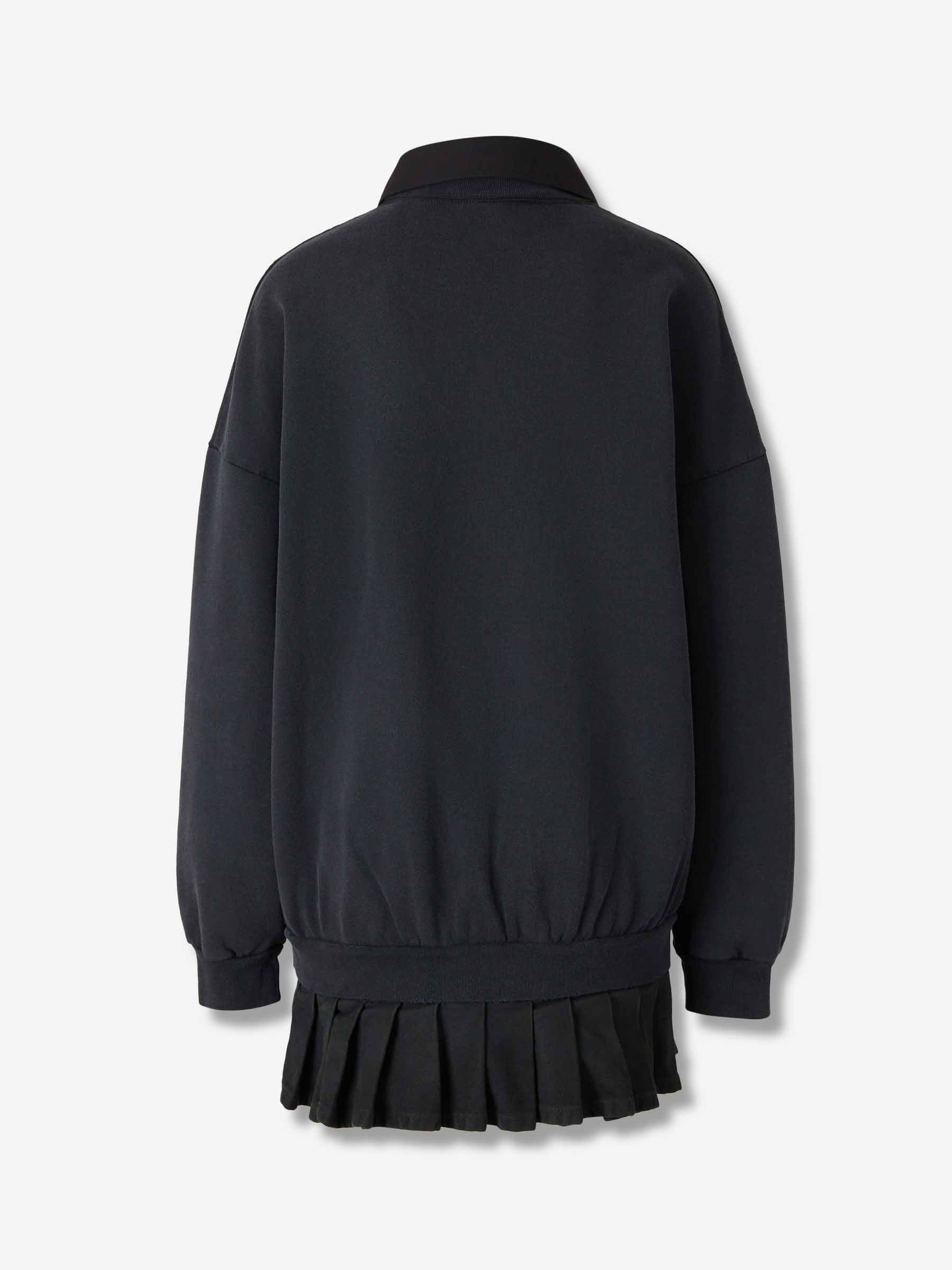 Balenciaga Mujer Barcelona Vestido Mini Algodón color Negro sku 732-001552 01 - Foto 2