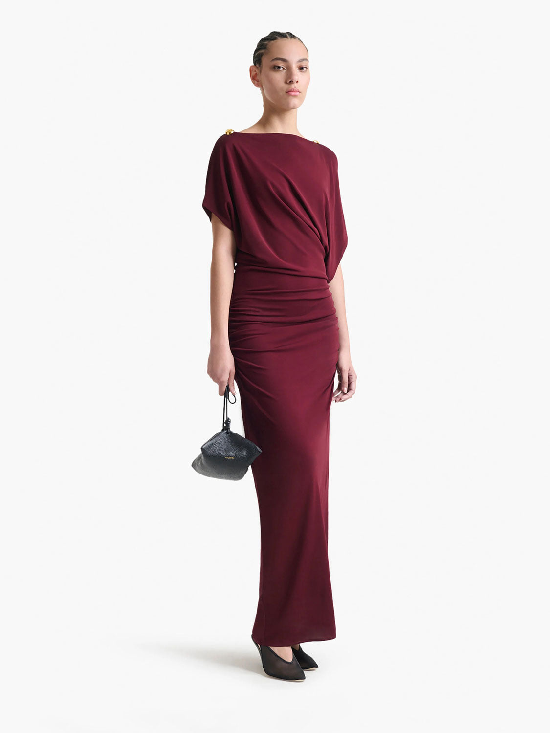 Altuzarra Mujer Barcelona Vestido Maxi Brina color Burdeos sku 732-001554 01 - Foto 2