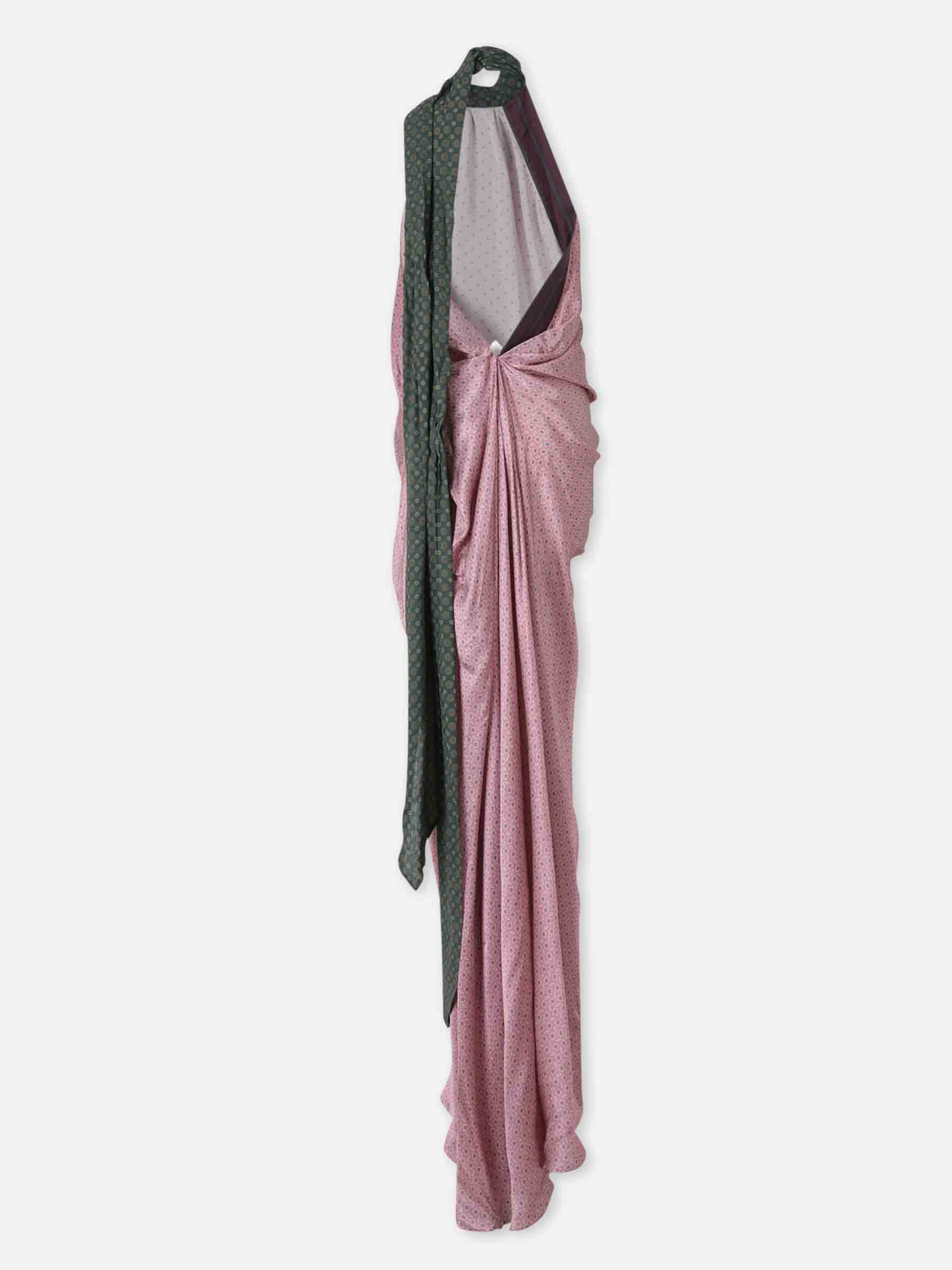 Dries Van Noten Mujer Barcelona Vestido Maxi Seda color Rosa Envejecido sku 732-001561 01 - Foto 2