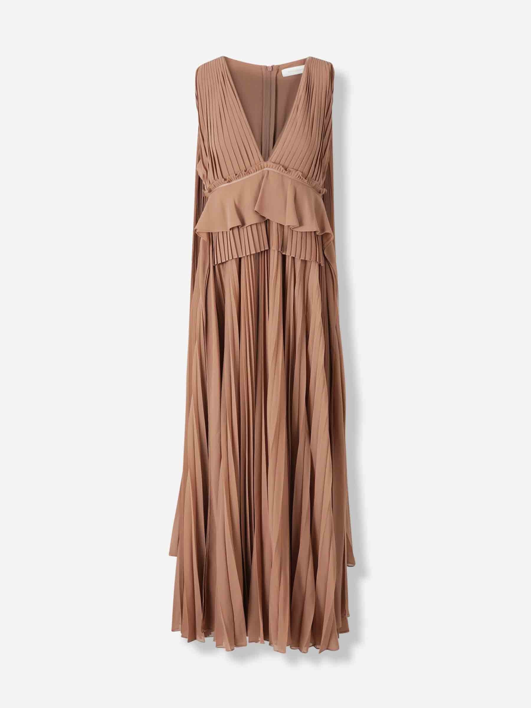 Zimmermann Mujer Barcelona Vestido Maxi Memento color Camel sku 732-001566 01 - Foto 1
